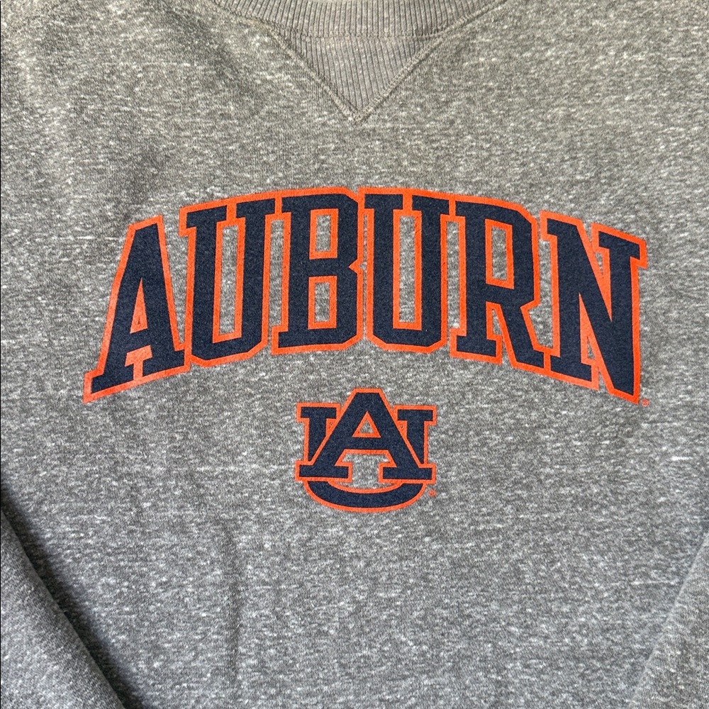 Champion Men’s XL Gray Crewneck Sweatshirt Auburn Tigers Logo - Picture 2 of 5